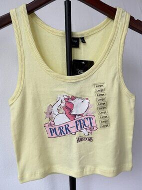Disney The Aristocats Ribbed Tank – Size Large, NWT